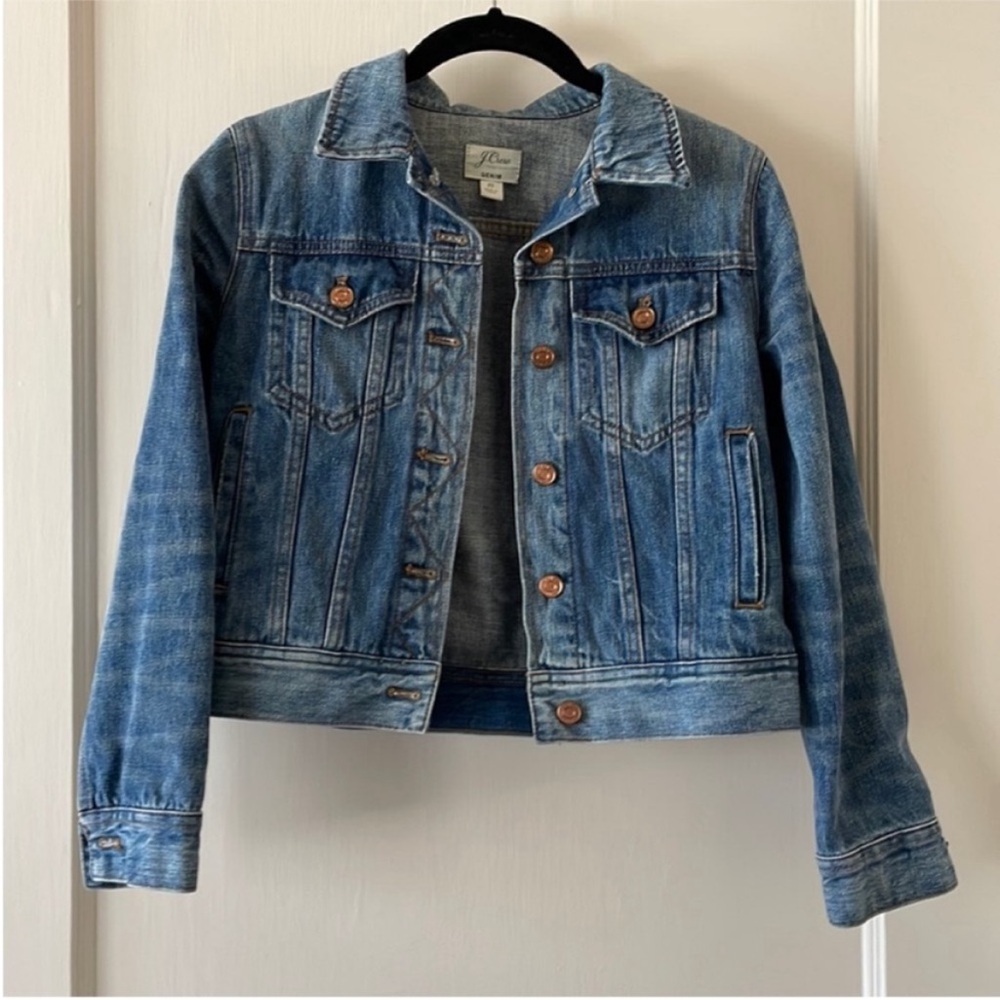 J. Crew Medium Wash Denim Jacket